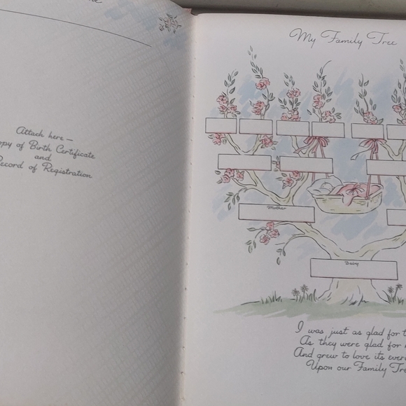 🍭 Antique 1942 Baby Book 🍭 - Picture 5 of 8